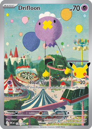 Drifloon 136/null - ME 30th Celebration Holofoil