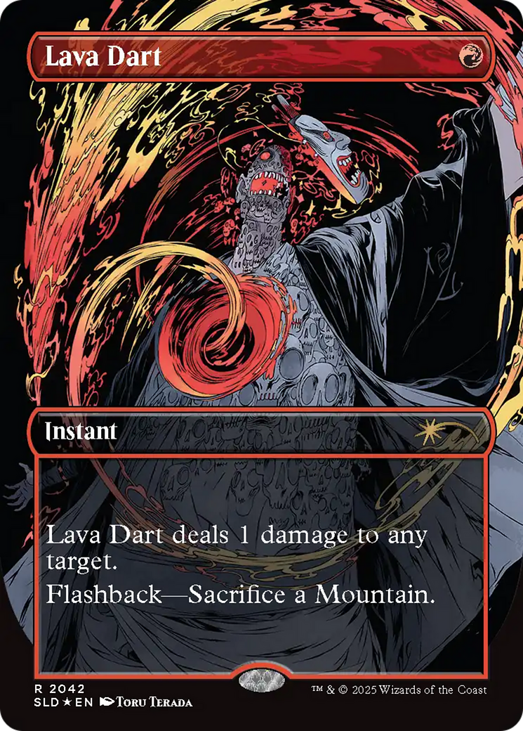 Lava Dart (SLD-2042) - Secret Lair Drop (Borderless)