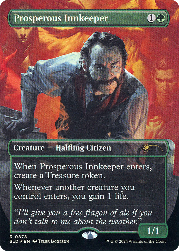 Prosperous Innkeeper (SLD-878) - Secret Lair Drop (Borderless) Foil