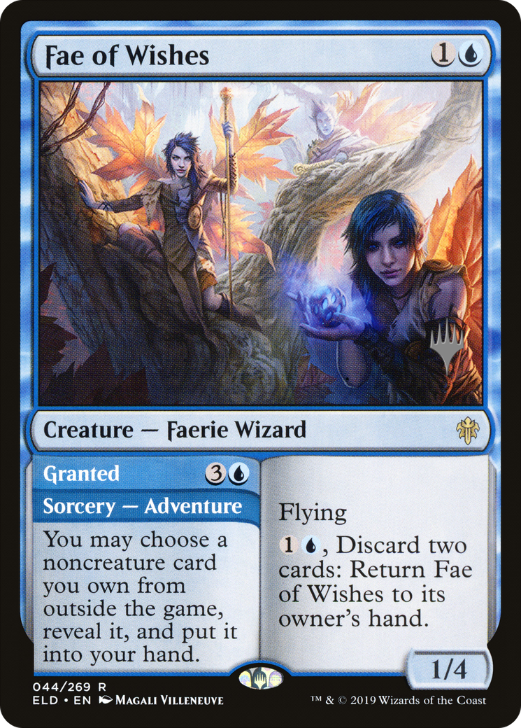 Fae of Wishes // Granted (PPELD-44P) - Throne of Eldraine Promos Foil