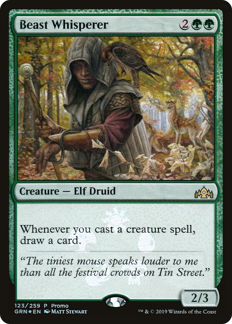 Beast Whisperer (MEDIA-123★) - Guilds of Ravnica Promos Foil