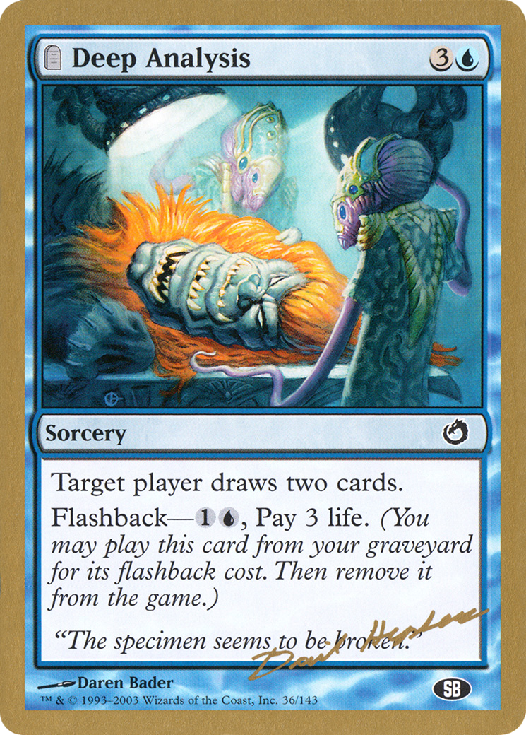 Deep Analysis (WCD-) - World Championship Decks 2003: (tombstone)