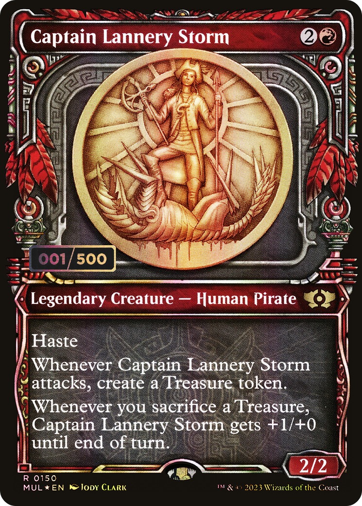 Captain Lannery Storm (MUL-150) - Multiverse Legends: (Showcase) Foil