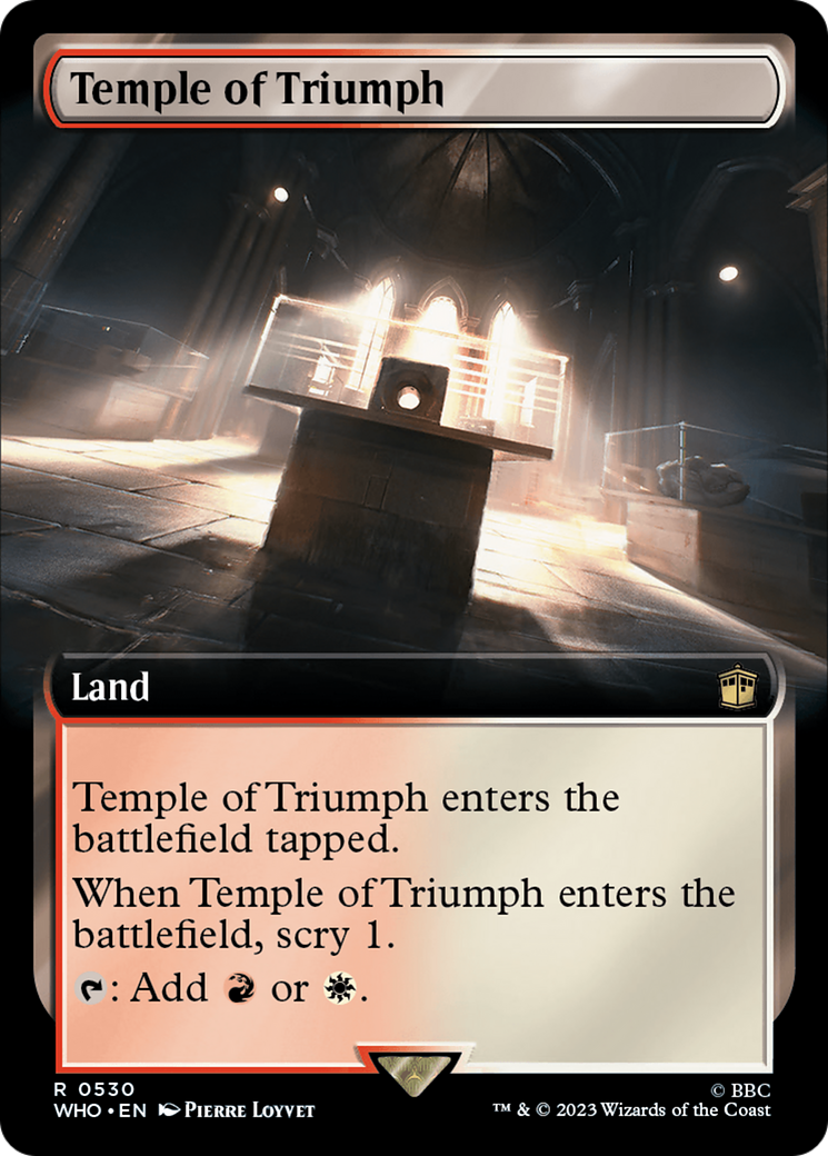 Temple of Triumph (WHO-530) - Doctor Who: (Extended Art)