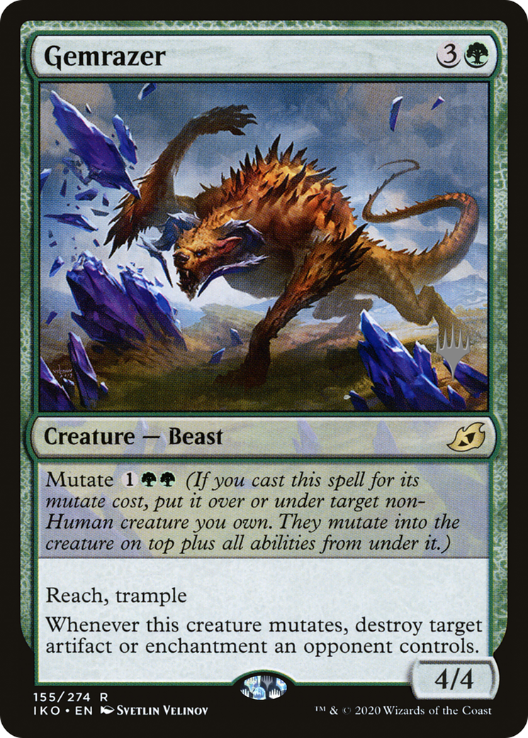 Gemrazer (PPIKO-155P) - Ikoria: Lair of Behemoths Promos Foil