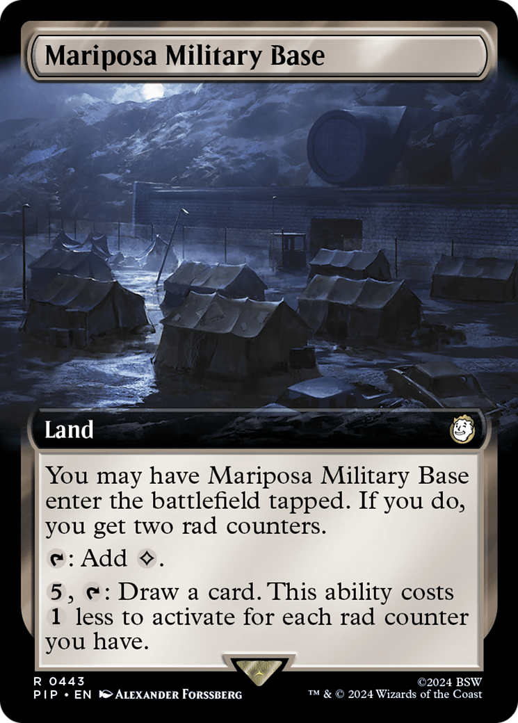 Mariposa Military Base (PIP-443) - Fallout: (Extended Art) Foil