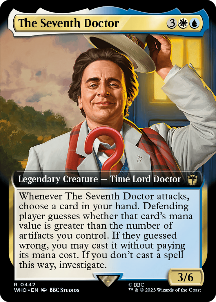 The Seventh Doctor (WHO-442) - Doctor Who: (Extended Art) Foil
