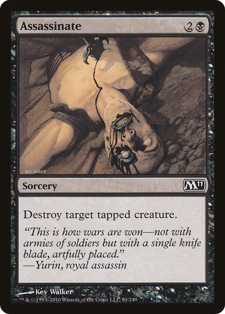 Assassinate (M11-081) - Magic 2011