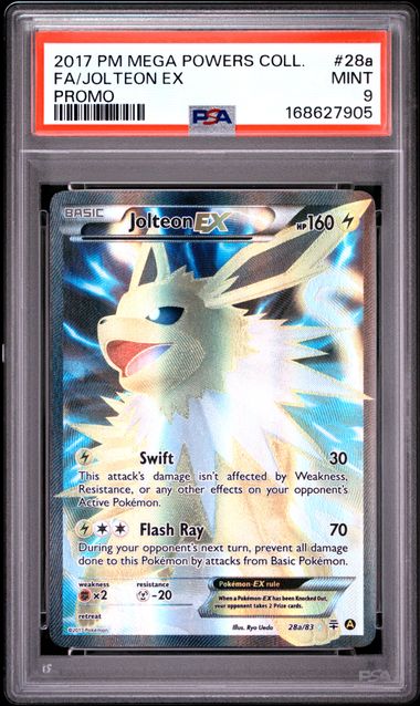 Jolteon EX Alternate Art Promo 28a/83 PSA 9