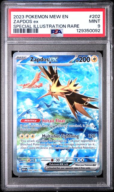Zapdos ex 151 202/165 PSA 9