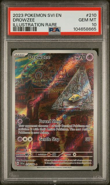 Drowzee Scarlet & Violet Base Set 210/198 PSA 10