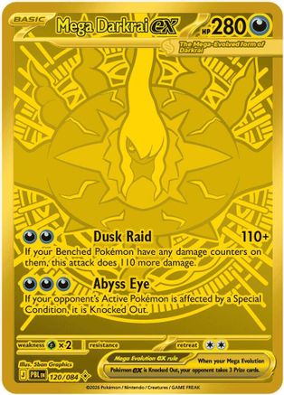 Mega Darkrai ex 120/084 - ME05 Pitch Black Holofoil