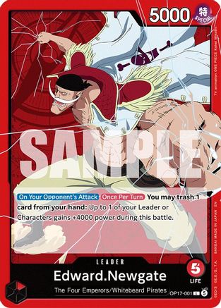 Edward.Newgate (001) (OP17-001) - The World's Strongest Warriors