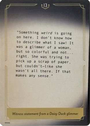Whispers in the Well Case File Cards (13 of 18) - Whispers in the Well