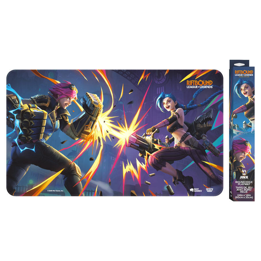 Riftbound: Vi vs Jinx Playmat