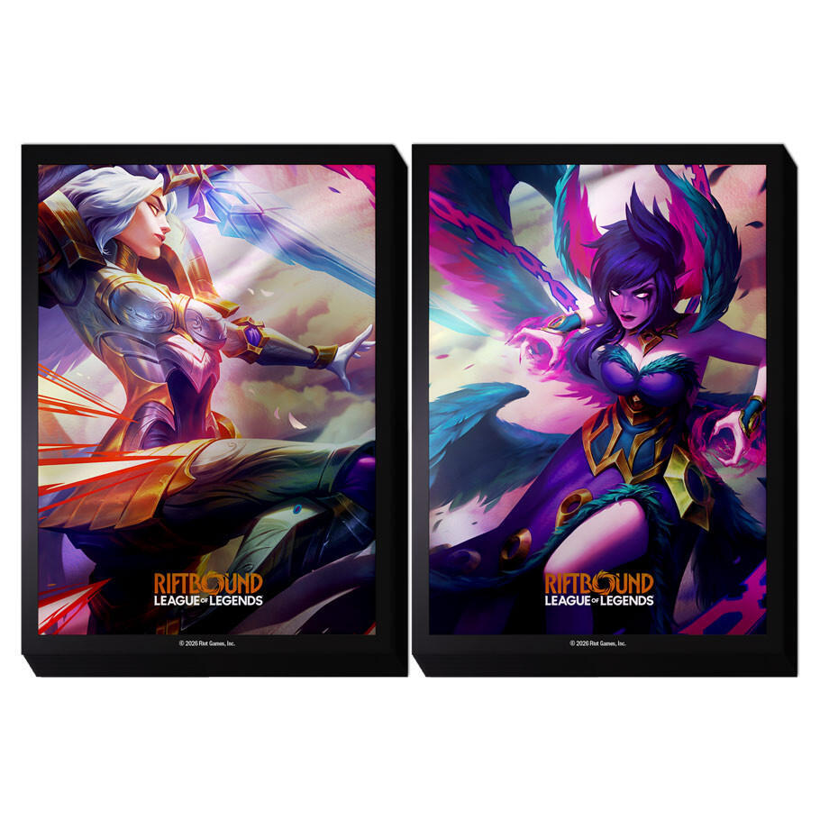 RiftBound League of Legends: 100ct Official Sleeves - Kayle vs Morgana