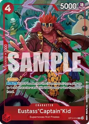 Eustass"Captain"Kid (One Piece Card Game Illustration Box Vol. 8) (OP14-014) - One Piece Promotion Cards Foil