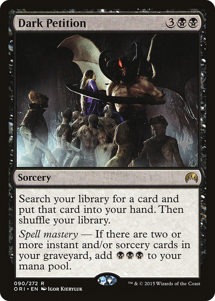 Dark Petition (PPKHM-90P) - Magic Origins Promos Foil