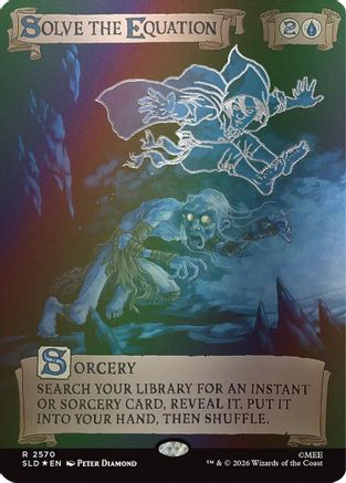 Solve the Equation (2570) (Out Of Sight Foil) (SLD-2570) - Secret Lair Drop Series Foil