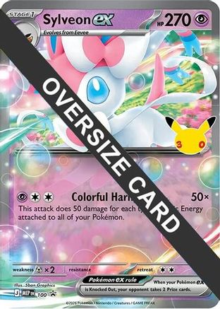 Sylveon ex (30th Celebration) 100 - Jumbo Cards