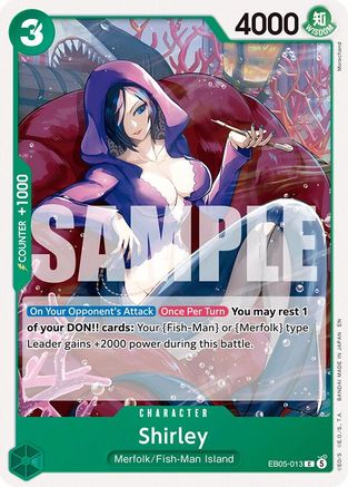 Shirley (EB05-013) - Extra Booster: One Piece Heroine's Edition Vol. 2