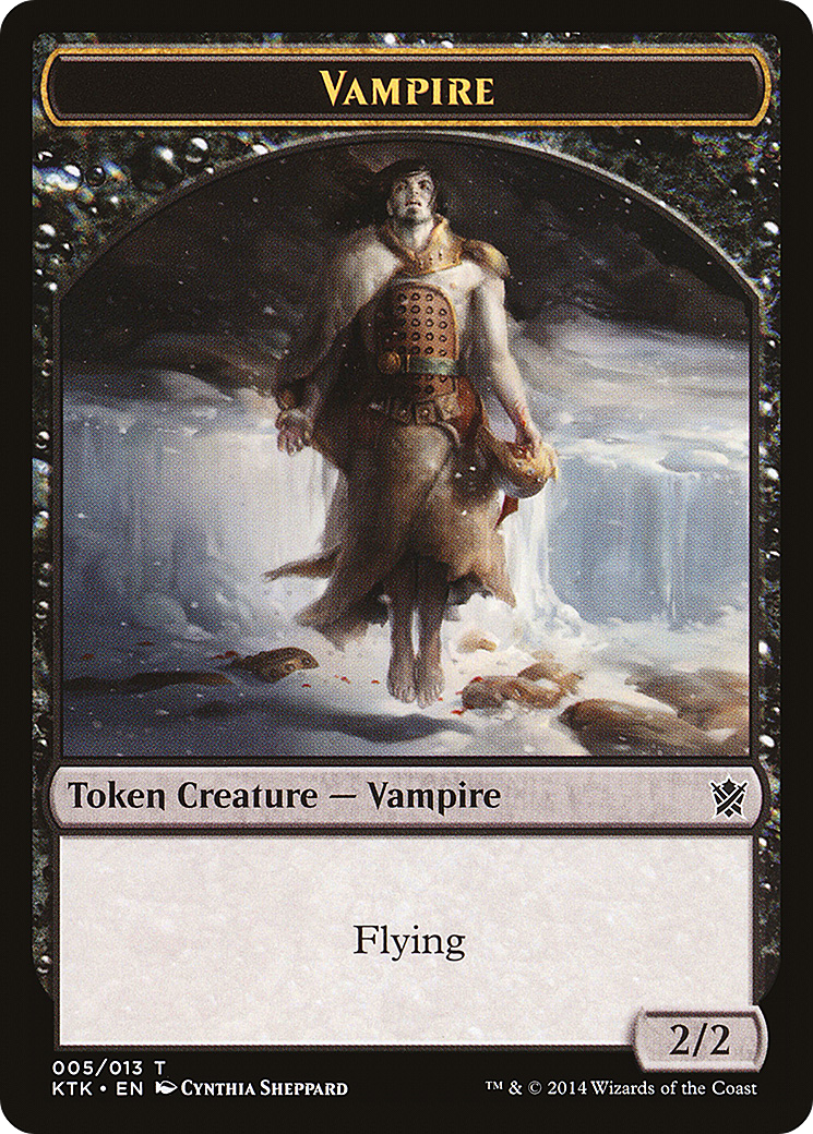 Vampire (KTK-005) - Khans of Tarkir Tokens