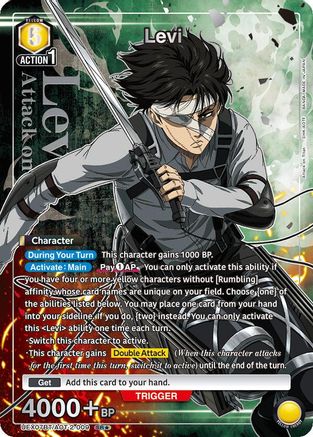 Levi (009) (SR*) (UEX07BT/AOT-2-009) - UEX07BT Attack on Titan Vol 2 Foil