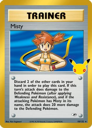 Misty 018/null - ME 30th Celebration Classic Collection Holofoil