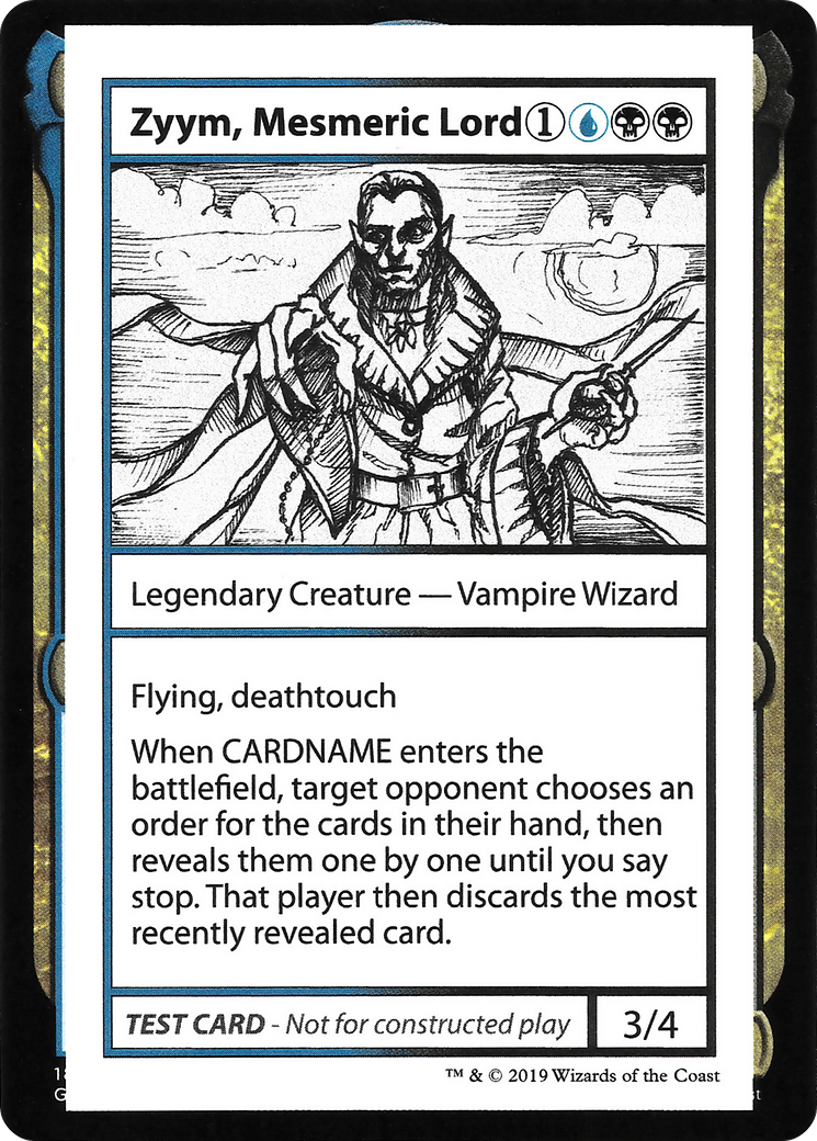 Zyym, Mesmeric Lord (CMB1-104) - Mystery Booster Playtest Cards 2021