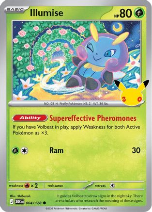Illumise 004/null - ME 30th Celebration Holofoil