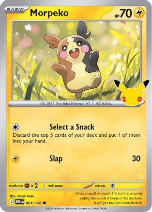 Morpeko 061/128 - ME 30th Celebration Holofoil