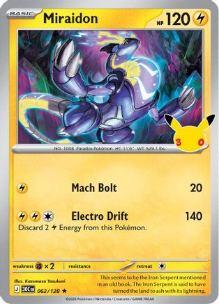 Miraidon 062/null - ME 30th Celebration Holofoil