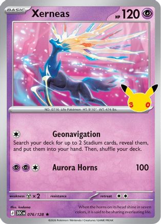 Xerneas 076/null - ME 30th Celebration Holofoil