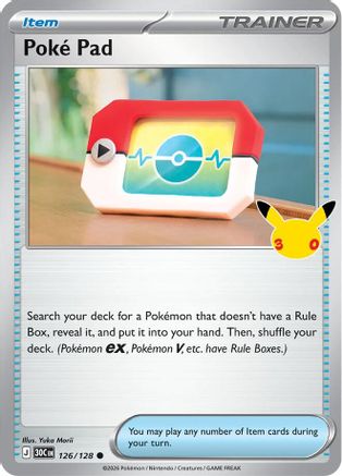 Poke Pad 126/null - ME 30th Celebration Holofoil