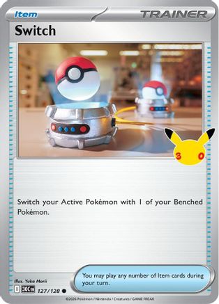 Switch 127/null - ME 30th Celebration Holofoil