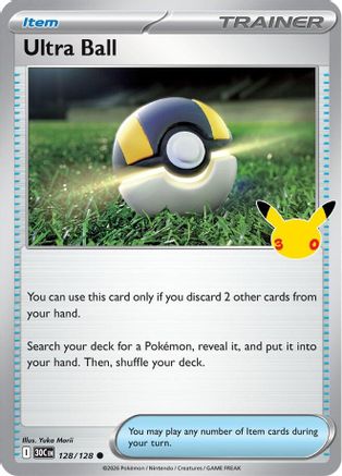 Ultra Ball 128/null - ME 30th Celebration Holofoil