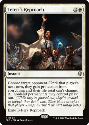 Teferi's Reproach (-004) - Commander: Reality Fracture