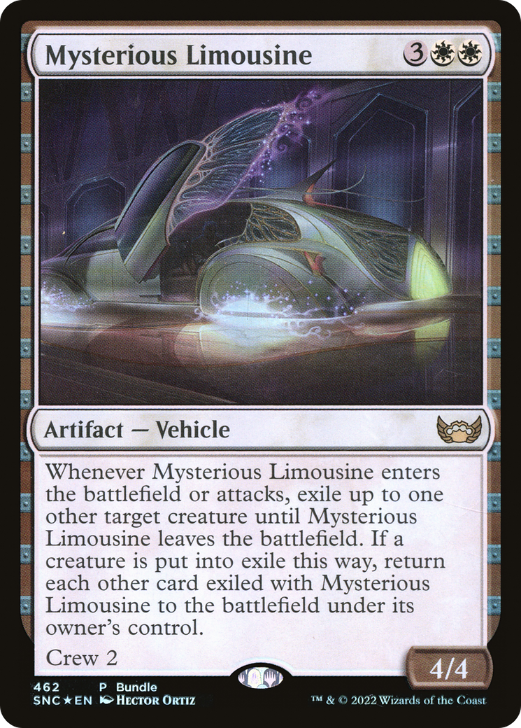 Mysterious Limousine (UMP-462) - Streets of New Capenna Foil