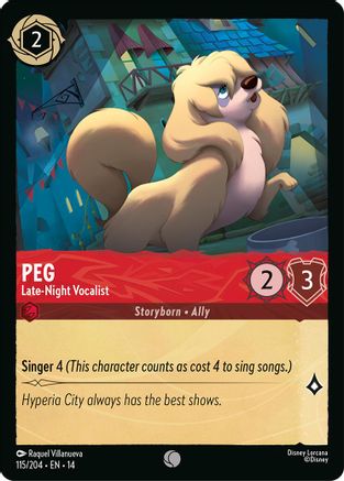 Peg - Late-Night Vocalist (115/204) - Hyperia City