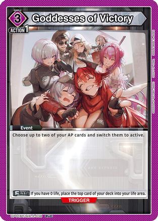 Goddesses of Victory (UP01BT/NIK-2-038) - UP01BT GODDESS OF VICTORY NIKKE Precious Booster Foil