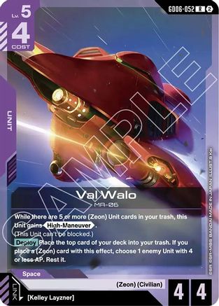 Val Walo (GD06-052) - Stardust Trails Holofoil