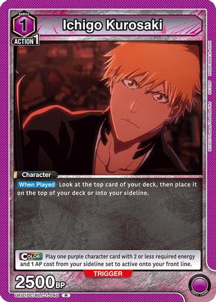 Ichigo Kurosaki (040) (UE01DC/BLC-1-040) - UE10DC Bleach Thousand Year Blood War Advanced Deck Foil