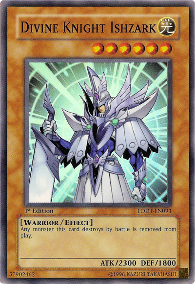 Divine Knight Ishzark (LODT-EN091) - Light of Destruction 1st Edition