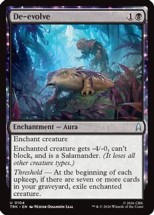De-evolve (TRK-104) - Star Trek Foil