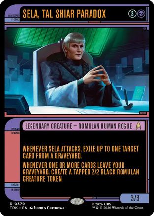 Sela, Tal Shiar Paradox (Showcase) (TRK-379) - Star Trek