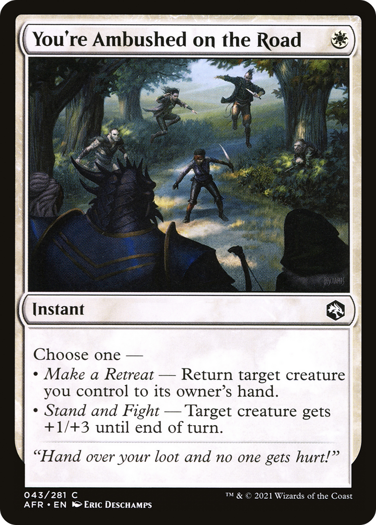 You're Ambushed on the Road (AFR-043) - Adventures in the Forgotten Realms
