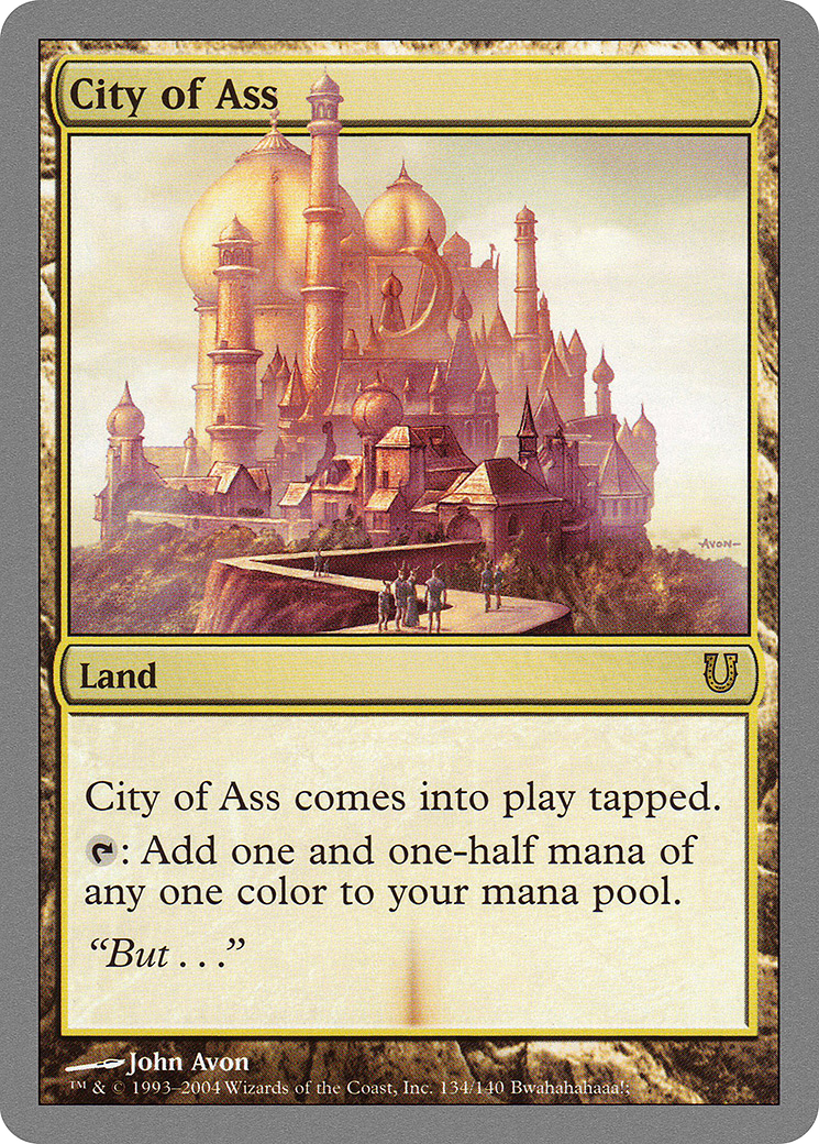 City of Ass (UNH-134) - Unhinged