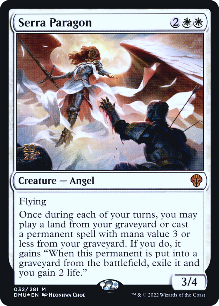 Serra Paragon (PRE-32S) - Dominaria United Promos Foil