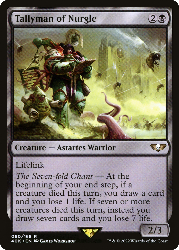 Tallyman of Nurgle (40K-060) - Warhammer 40,000 Commander