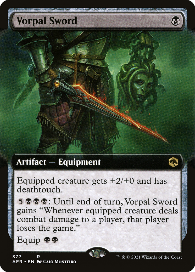 Vorpal Sword (AFR-377) - Adventures in the Forgotten Realms: (Extended Art) Foil